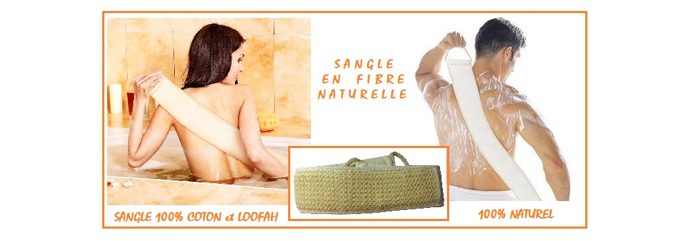 SANGLE végétale COTON et LOOFAH -