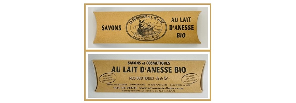 BOITE CADEAU pour 3 SAVONS 125g
