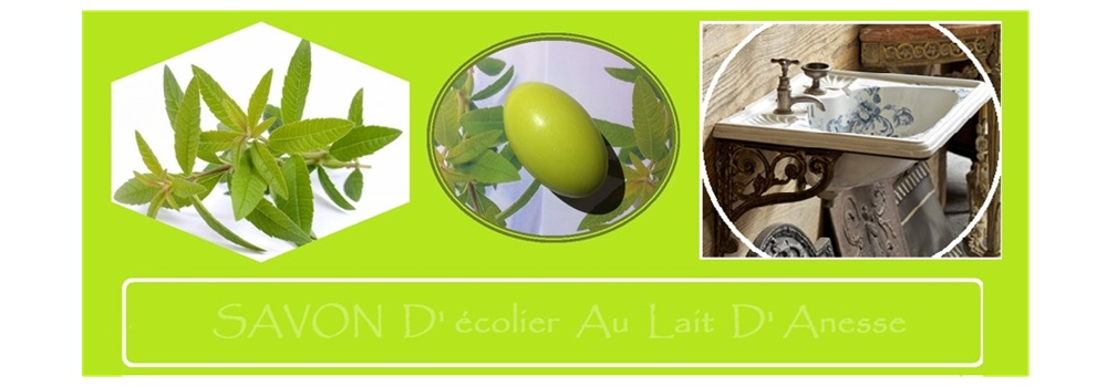 SAVON D'ECOLIER au LAIT D'ANESSE BIO VERVEINE - CITRON - 260grs -