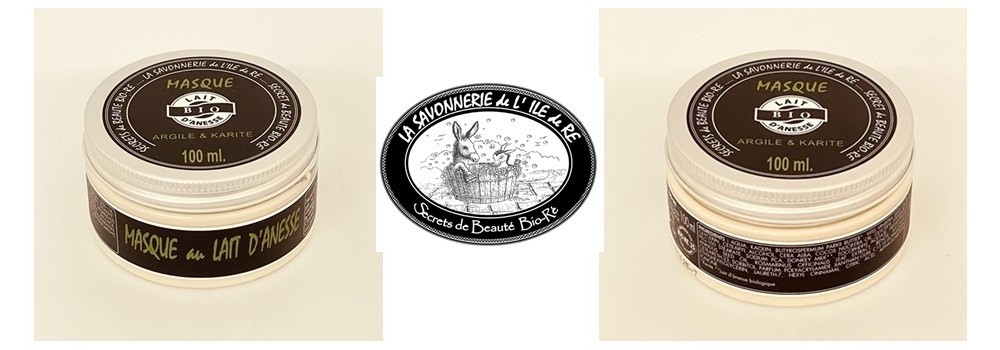 ------------ MASQUE de BEAUTÉ ------------ ----------------------------------- au LAIT D'ÂNESSE BIO --- 100ml ---